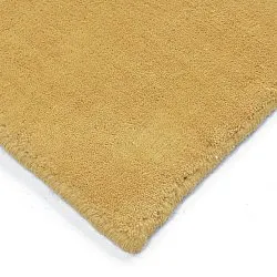 Uldtæppe - Rozel Handloom Wool Premium (okker)