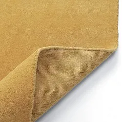 Uldtæppe - Rozel Handloom Wool Premium (okker)