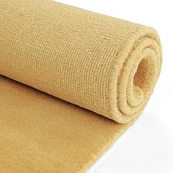 Uldtæppe - Rozel Handloom Wool Premium (okker)