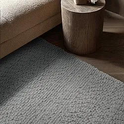 Uldtæppe - Sala Irregular Wool Bubble (lys grå meleret)