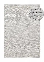 Uldtæppe - Sala Irregular Wool Bubble (lys grå meleret)