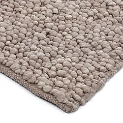 Uldtæppe - Sala Irregular Wool Bubble (taupe/hvid meleret)