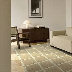 Uldtæppe - Syl Hand Tufted Wool Premium (beige/creme)