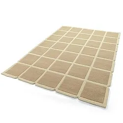 Uldtæppe - Syl Hand Tufted Wool Premium (beige/creme)
