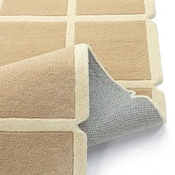 Uldtæppe - Syl Hand Tufted Wool Premium (beige/creme)