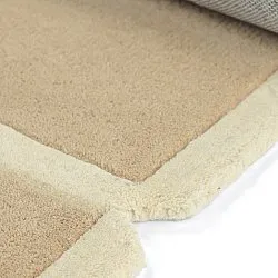 Uldtæppe - Syl Hand Tufted Wool Premium (beige/creme)