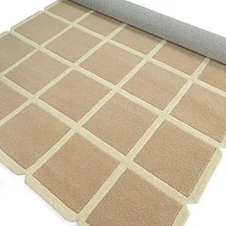 Uldtæppe - Syl Hand Tufted Wool Premium (beige/creme)