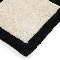 Uldtæppe - Syl Hand Tufted Wool Premium (sort/hvid)