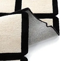 Uldtæppe - Syl Hand Tufted Wool Premium (sort/hvid)