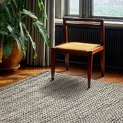 Uldtæppe - Talvia Braided Wool (grå)