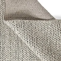 Uldtæppe - Talvia Braided Wool (grå)