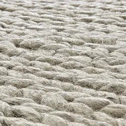 Uldtæppe - Talvia Braided Wool (grå)