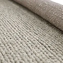 Uldtæppe - Talvia Braided Wool (grå)