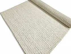 Uldtæppe - Talvia Braided Wool (off-white)