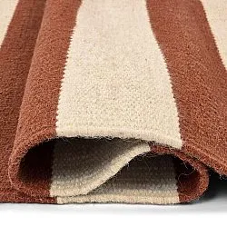 Uldtæppe - Torquay (kanel/hvid)