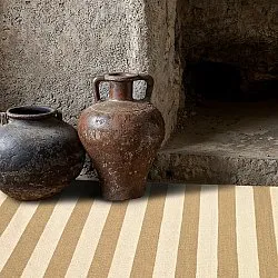 Uldtæppe - Torquay (hvid/beige)