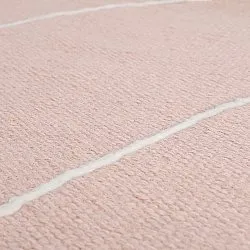 Uldtæppe - Viseu (støvet rosa)