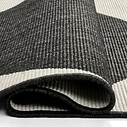 Tæpper til indendørs/udendørs brug - Aurora (sort/hvid)