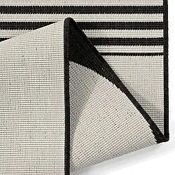 Tæpper til indendørs/udendørs brug - Aurora (sort/hvid)