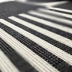 Tæpper til indendørs/udendørs brug - Aurora (sort/hvid)