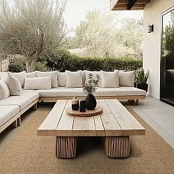 Tæpper til indendørs/udendørs brug - Ava (jute)