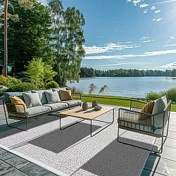 Tæpper til indendørs/udendørs brug - Tromsø (brun)