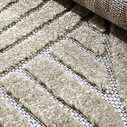 Rundt tæppe - Indoor/Outdoor Devon (beige)