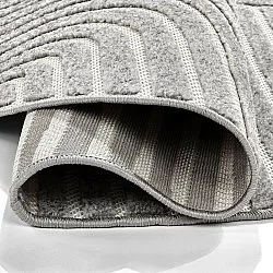 Rundt tæppe - Indoor/Outdoor Devon (grå)