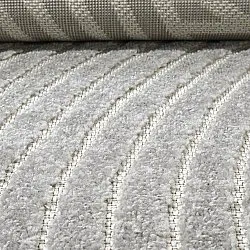 Rundt tæppe - Indoor/Outdoor Devon (grå)