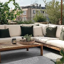 Tæpper til indendørs/udendørs brug - Ellstin (grå)