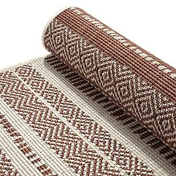 Tæpper til indendørs/udendørs brug - Ethan (orange)