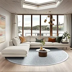 Rundt tæppe - Tromsø (grøn)