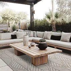 Tæpper til indendørs/udendørs brug - Harvey (beige)