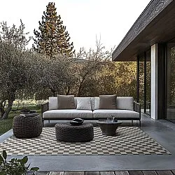 Tæpper til indendørs/udendørs brug - Lucida (sort)