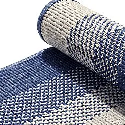 Tæpper til indendørs/udendørs brug - Mason (blå)