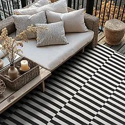 Tæpper til indendørs/udendørs brug - Otto (sort)