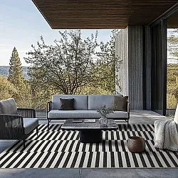 Tæpper til indendørs/udendørs brug - Otto (sort)