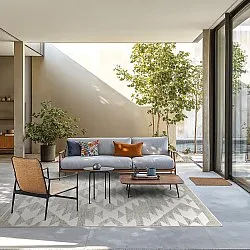 Shaggy Indoor/Outdoor - Patton (grå)