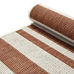 Tæpper til indendørs/udendørs brug - Riley (orange)