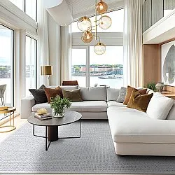 Tæpper til indendørs/udendørs brug - Tromsø (sølv)