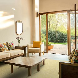 Tæpper til indendørs/udendørs brug - Thurman (gul)