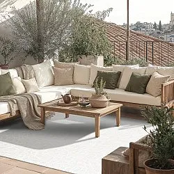 Tæpper til indendørs/udendørs brug - Thurman (off-white)