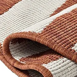 Rundt tæppe - Indoor/Outdoor Winona (orange)