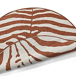Rundt tæppe - Indoor/Outdoor Winona (orange)
