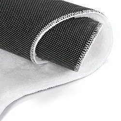 Bølget Løber - Aranga Super Soft Fur (hvid)