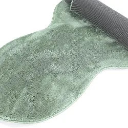 Bølget Løber - Aranga Super Soft Fur (grøn)
