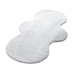 Bølget Løber - Aranga Super Soft Fur (hvid)
