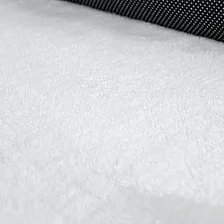 Bølget Løber - Aranga Super Soft Fur (hvid)