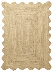 Bølget jutetæppe - San Francisco (jute)