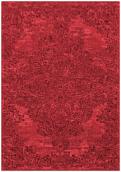 Wilton-tæppe - Valenza (rød)